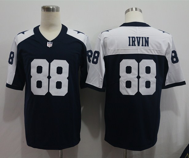 Men's Dallas Cowboys Michael Irvin #88 Navy Alternate Jersey